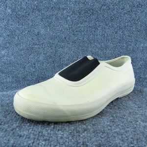 Hunter Women Loafer Shoes White Rubber Slip On Size 7 Medium‎